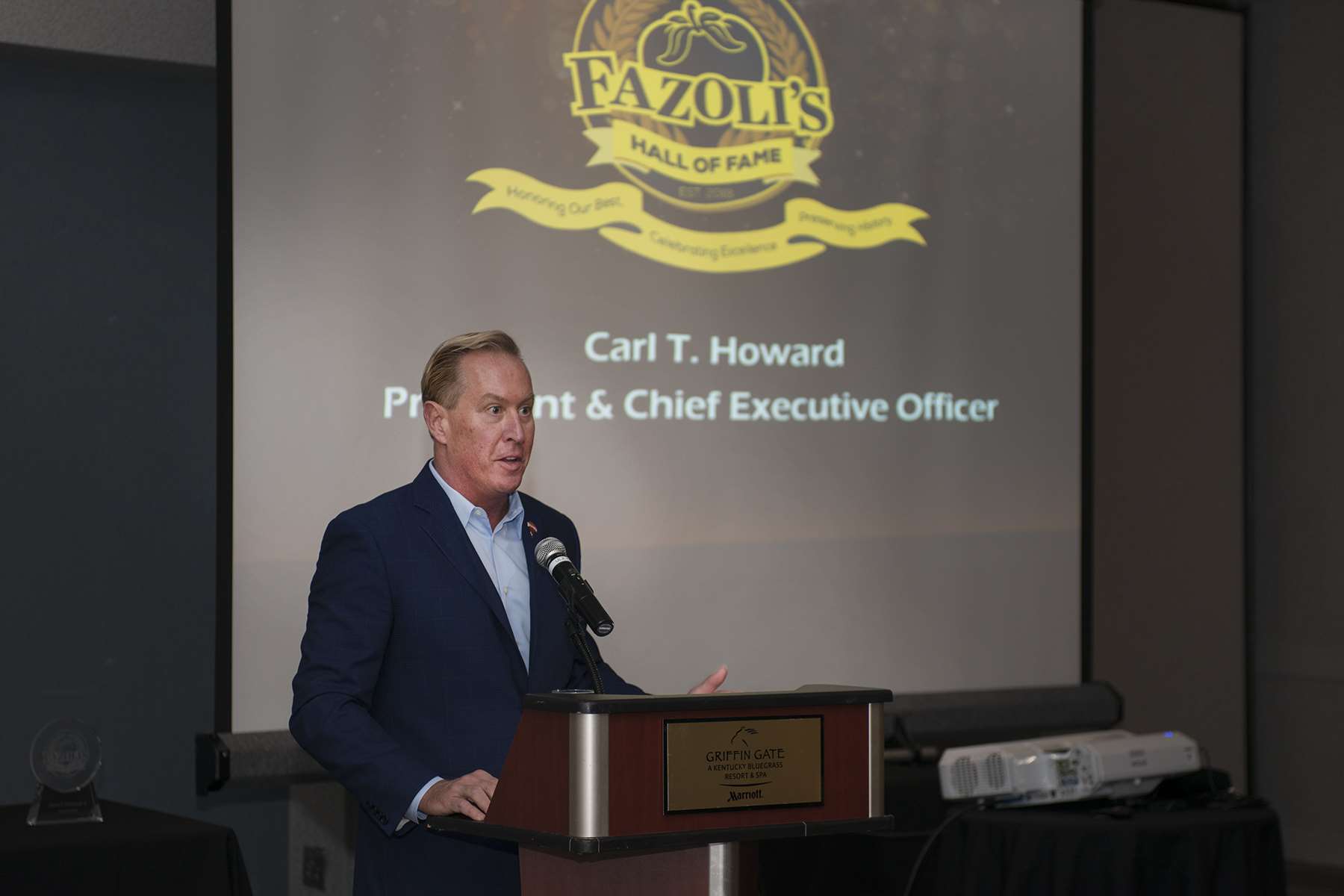 Carl T. Howard, Fazoli's CEO Presenting