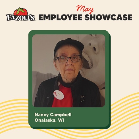 Fazoli's May Employee Showcase - Nancy Campbell